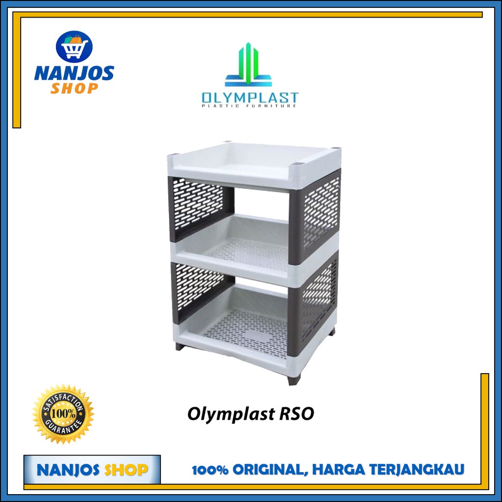 Olymplast - Rak Dapur Buku Piring Serbaguna Plastik Susun  RSO 03 RSO03