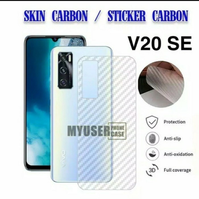 SKIN CARBON OPPO A96 4G - ANTI GORES BELAKANG OPPO A96 4G