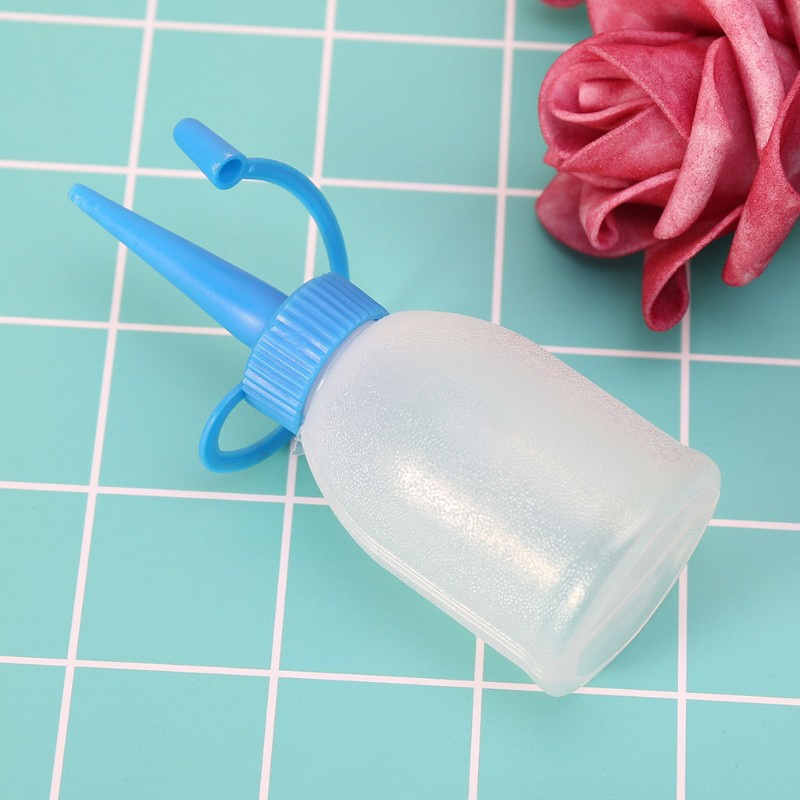 CRE  30ml Industrial Glue Gel Oil Ketchup Plastic Squeeze Bottle Jet Dispenser w/ Cap