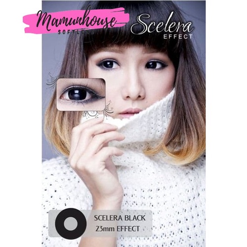 ORIGINAL Semi Scelera Sclera Secelera warna Black Choco softlens softlenses soflens