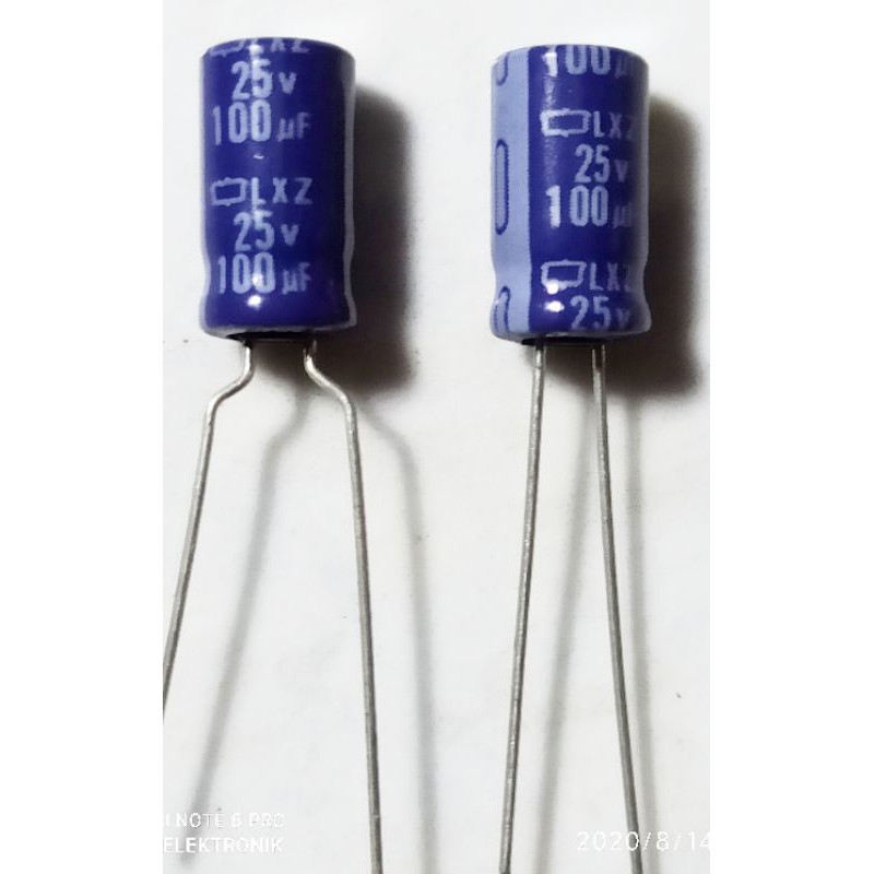 elco 100 uf 25v