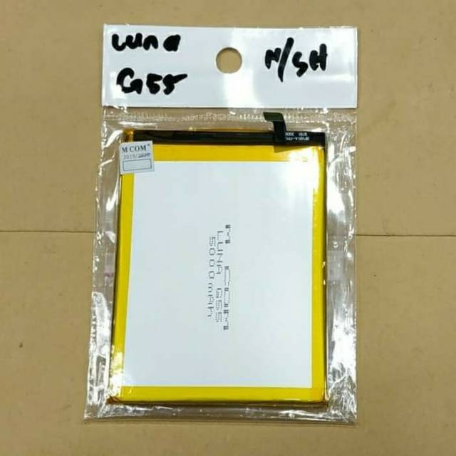 LUNA G55 , LUNA G55 LITE , LUNA V55A double power baterai battery battle mantul