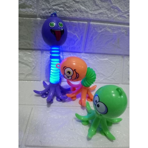 gantungan pop tubes light/gurita pop light