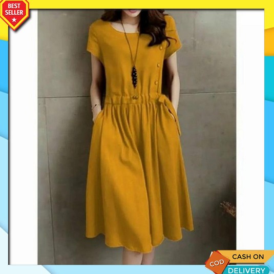 Daster Jumbo Terbaru 2022 Baju Tidur Daster Ruffle  Kekinian Bus Dress Elfie //Daster Navy W