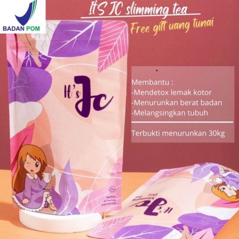Its JC Slimming Tea / Perontok Lemak / Teh Pelangsing isi 20 pcs Promo Pancasila