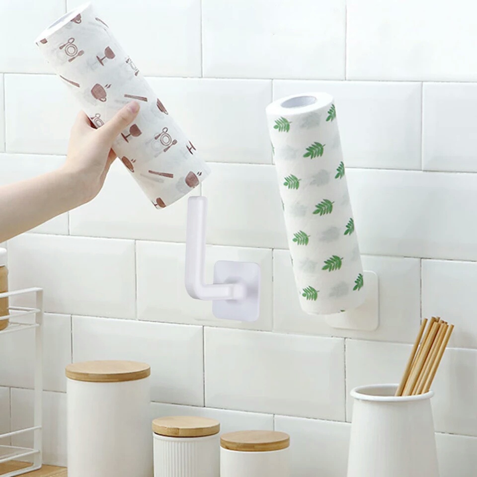 RAK GANTUNG TISU DAPUR GANTUNGAN TEMPAT TISSUE DAPUR ROLL HOLDER