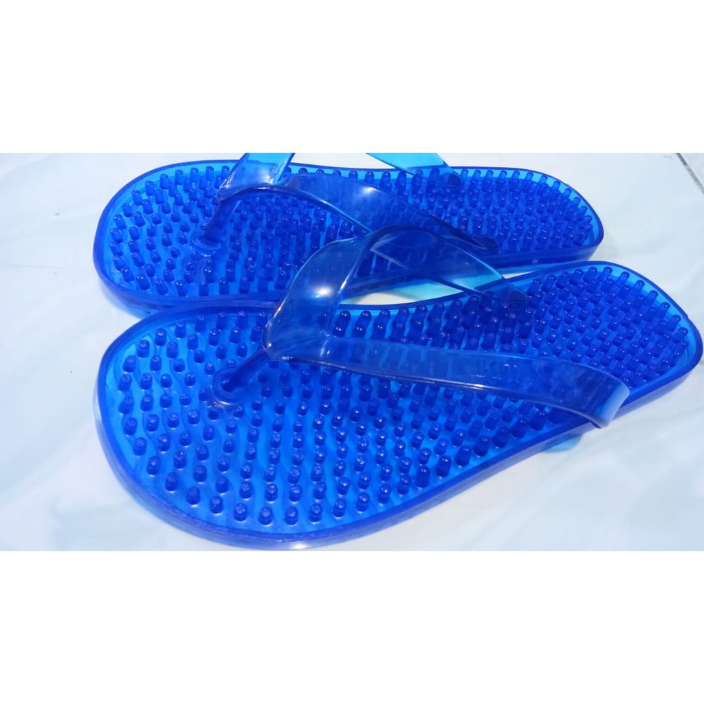 SENDAL REFLEKSI REMATIK KESEHATAN SANDAL DURI BENING JELLY WARNA&quot;