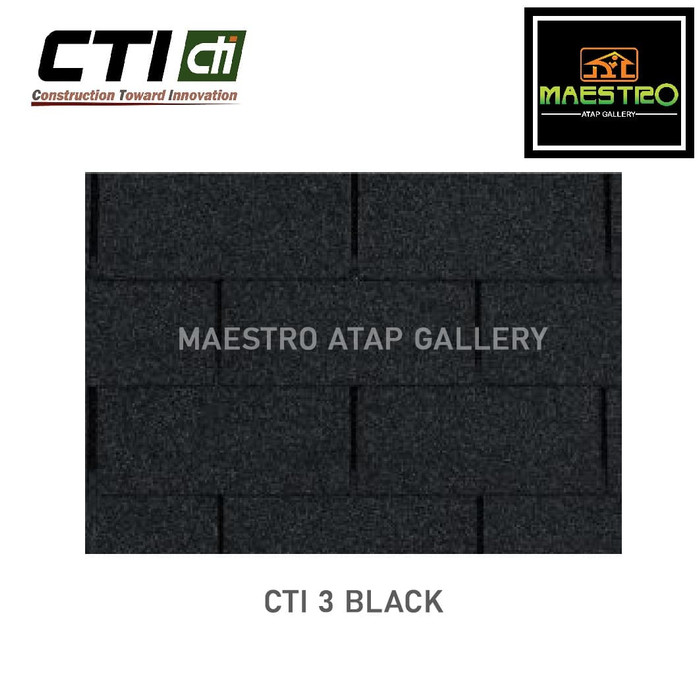 Atap Bitumen CTI CT3 Black