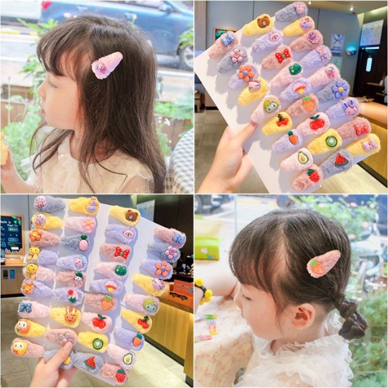 JR03 Jepitan set 5pcs jepit rambut anak murah jepit set rambut pita set anak pita rambut set pita ka