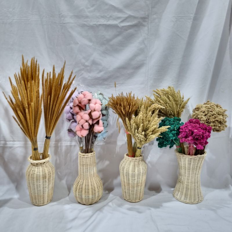 Pot rotan/ vas rotan/ Vas rotan mini