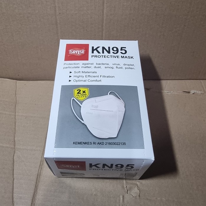 SENSI KN95 PROTECTIVE MASK 6ply isi 20/Masker Medis Sensi KN95 6 ply