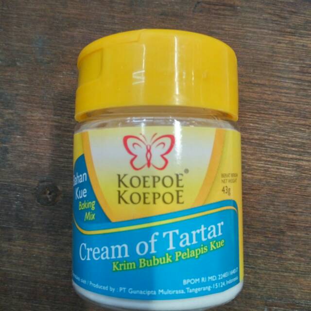 

Cream of tartar koepoe-koepoe