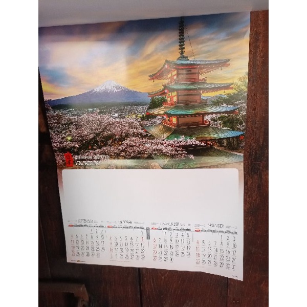 

kalender Caturwulan 2022 pemandangan Jepang