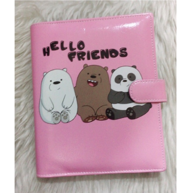 

Binder Printing Hello Friends Bare Bears A5/B5
