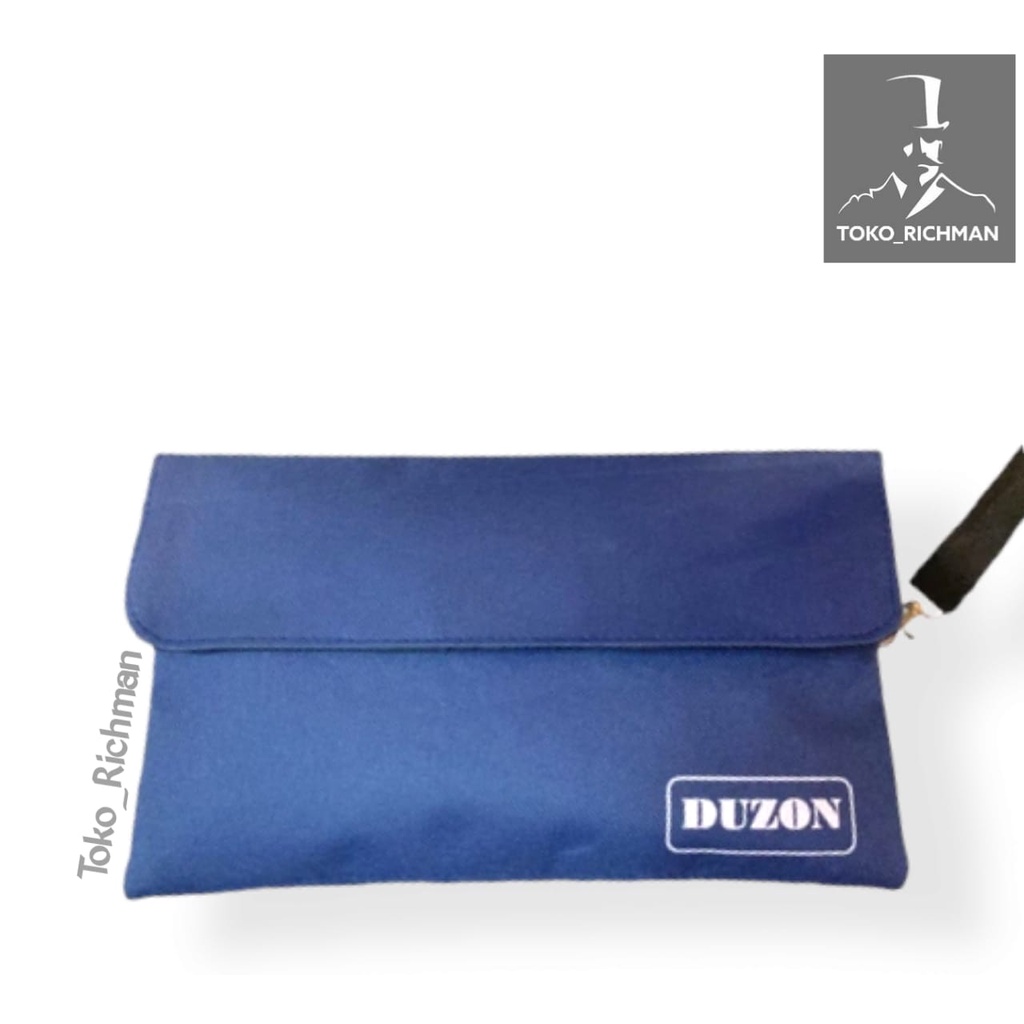 Handbag Clutch DUZON DC27 Dompet Tangan Pria Wanita Tas serbaguna