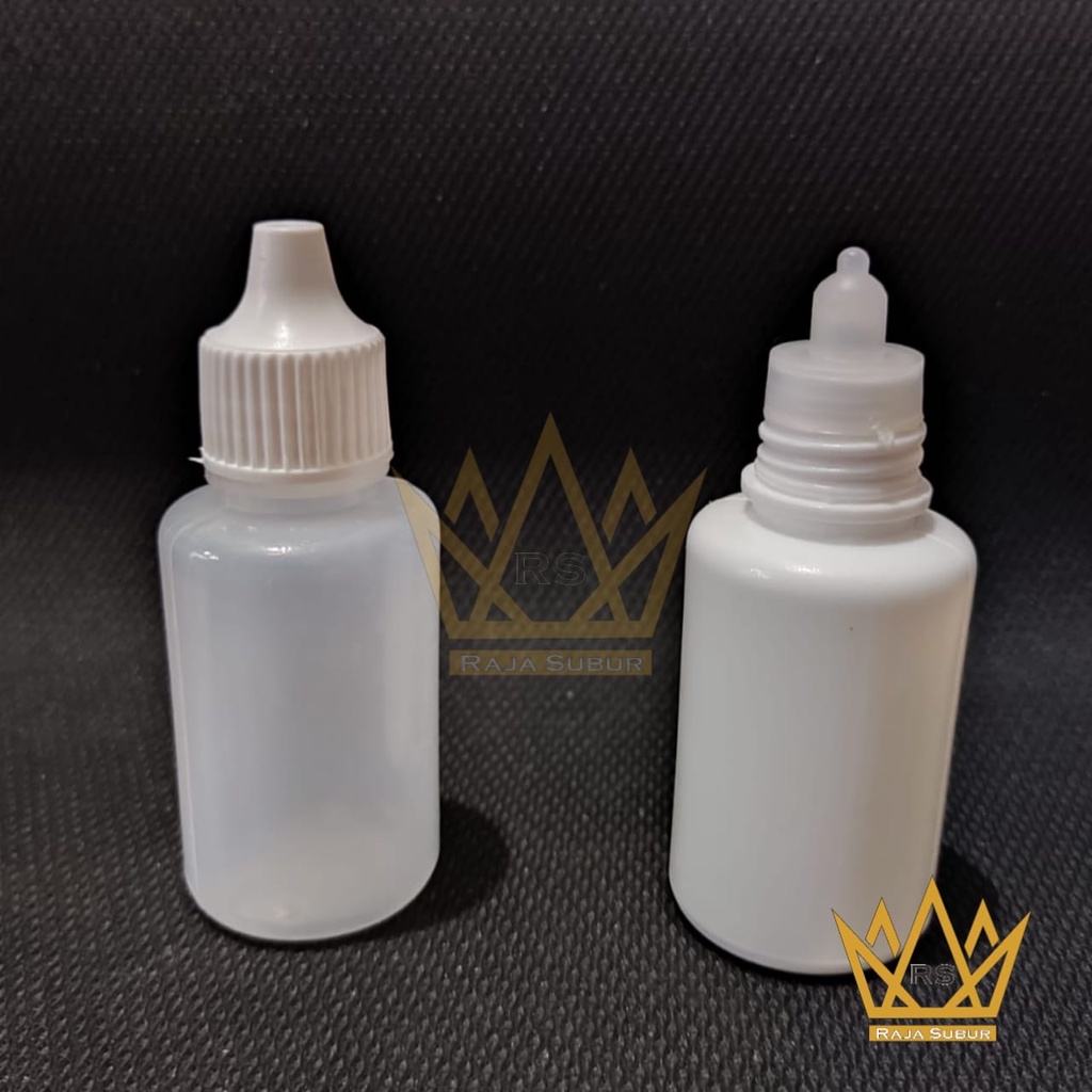 botol tetes mata 30 ml POLOS plastik putih natural 30ml cc 30cc pentol