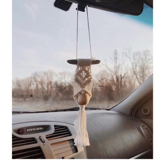 gantungan mobil macrame dream catcher