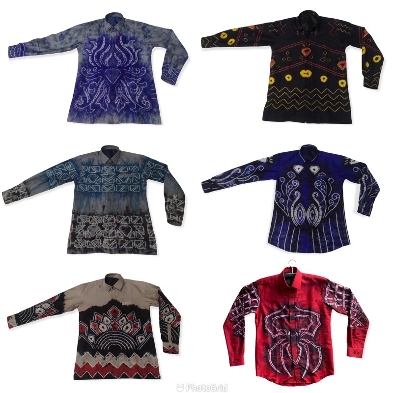KEMEJA BATIK / SASIRANGAN KHAS BANJARMASIN BY BENGKENG SASIRANGAN