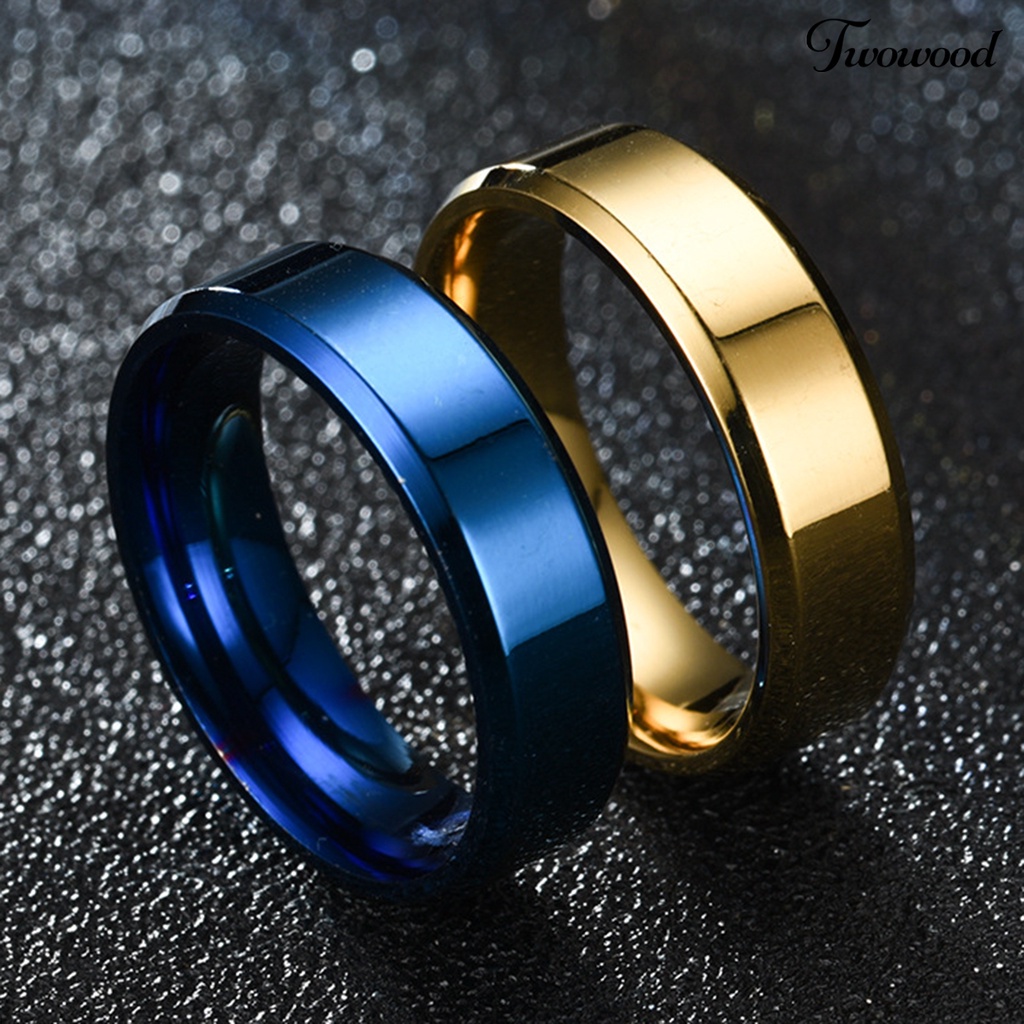 Cincin Bahan Stainless Steel Anti Karat Untuk Pria