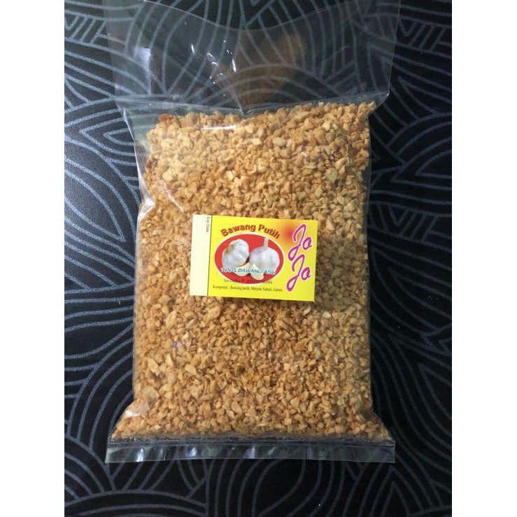

Bawang putih goreng Jojo Cincang 250 Gr First hand