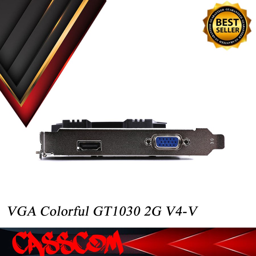 COLORFUL GT1030 2G V4-V 2GB DDR4 VGA CARD NVIDIA GEFORCE GT 1030 - Versi 5