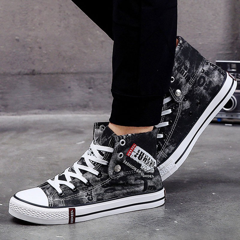 canvas sneakers high top