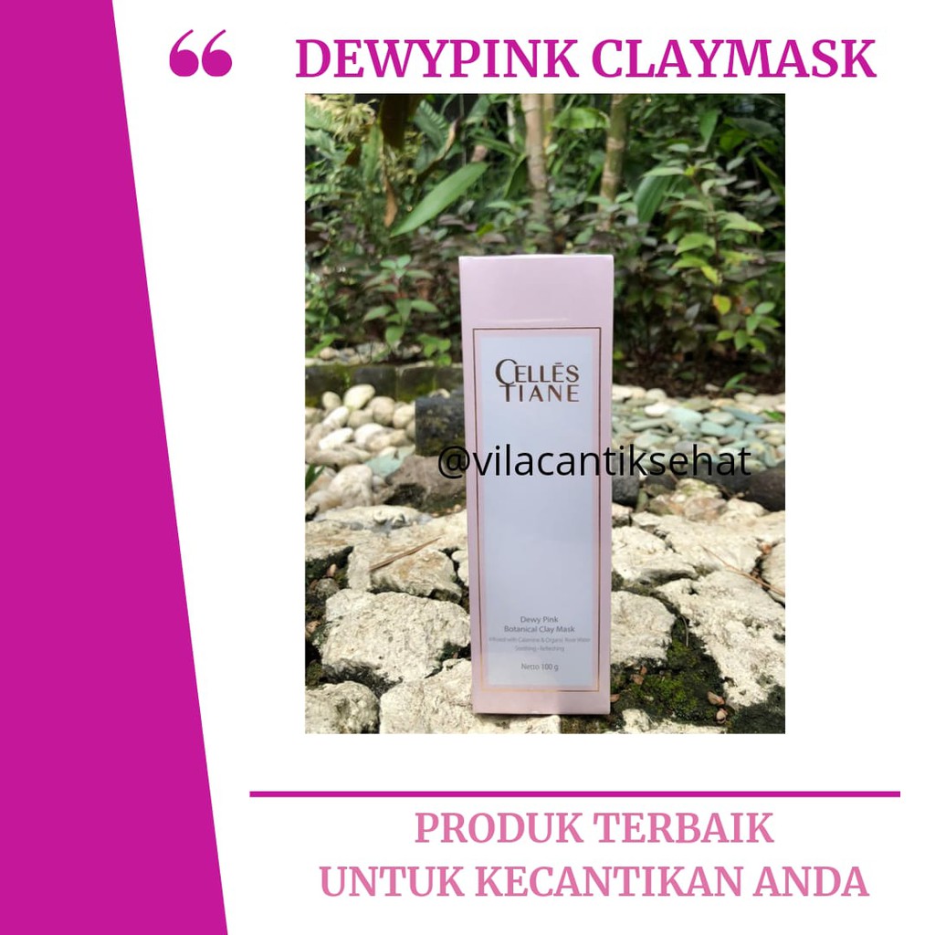 CELLES TIANE SKINCARE DEWYPINK CLAYMASK