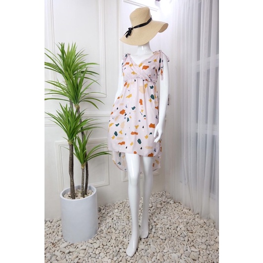 Dinar Dress  | Daster Rayon | Daster Kimono | Daster Busui | Dress Rayon | Baju Tidur Rayon | Sleep 