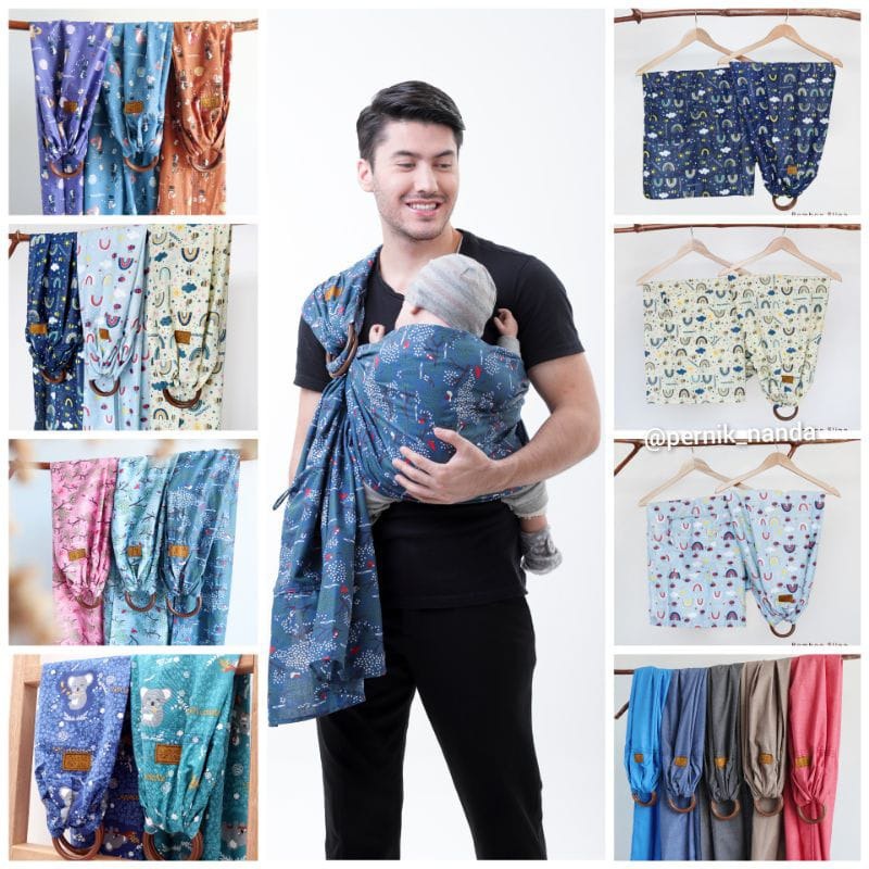 CuddleMe Ring Sling Bamboo Gendongan Samping