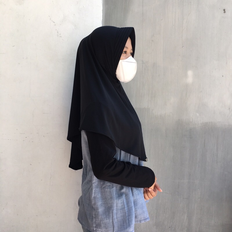 BASIC JILBAB BERGO BASIC HIJAB INSTAN JERSEY JILBAB SPORT MENUTUP DADA BERGO SPORT HIJAB SPORT PANJANG JUMBO-1