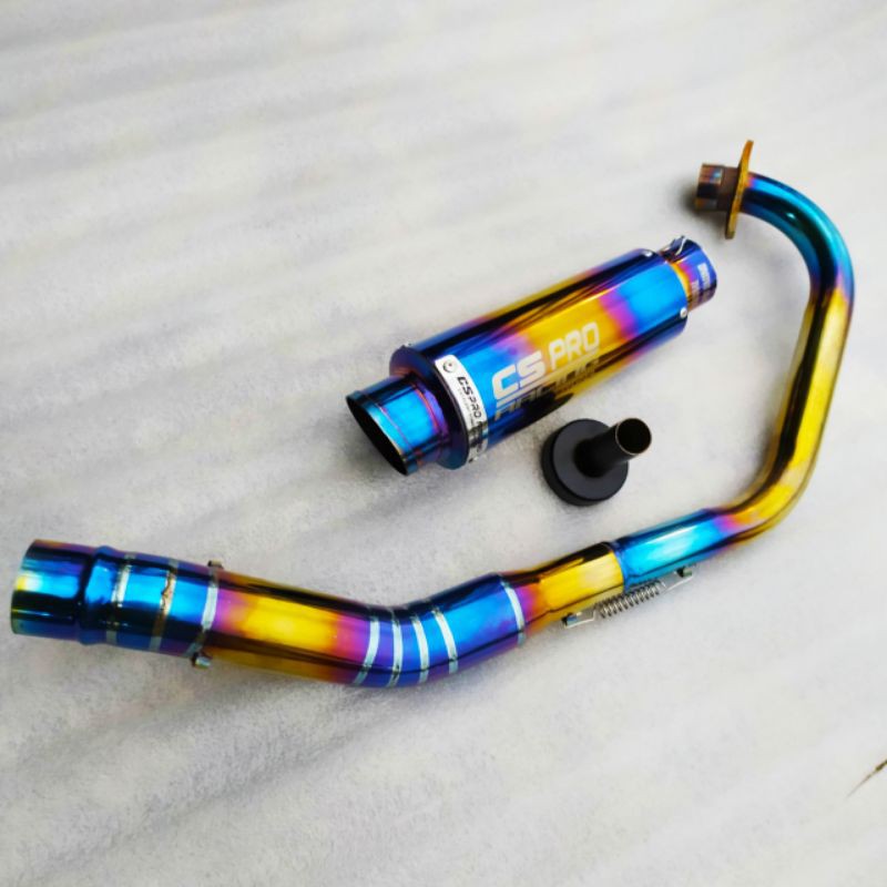 KNALPOT CS PRO ORIGINAL SATRIA FU VIXION JUPITER MX NEW 135 SONIC 150R CBR 150R CB 150R CS PRO