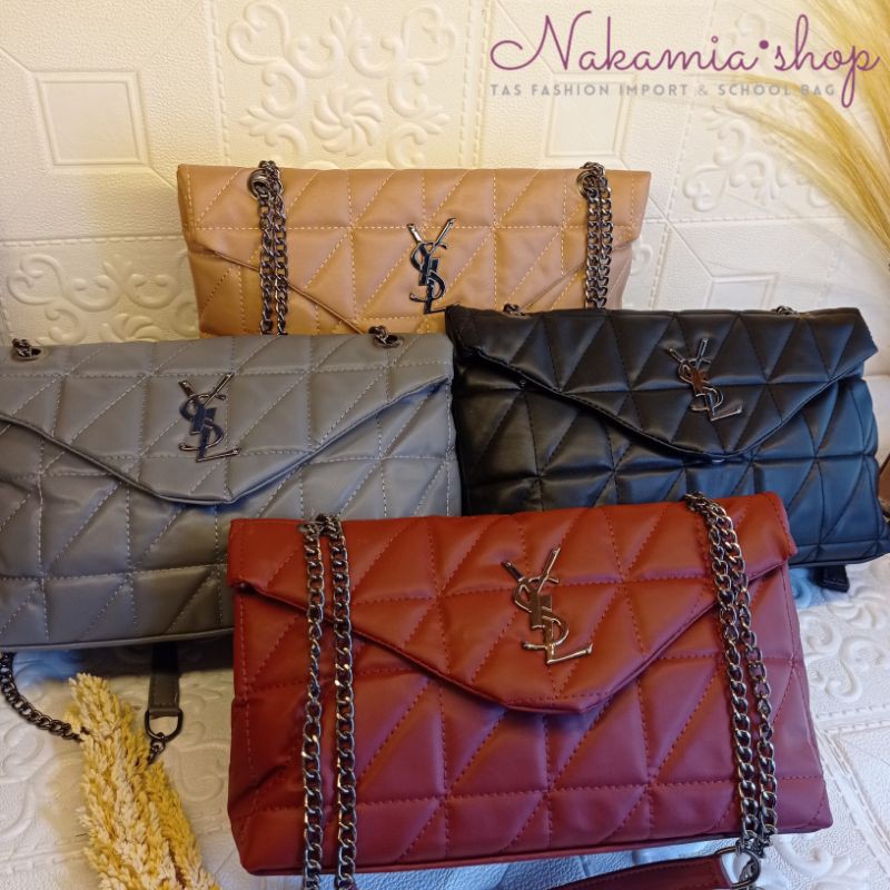 TAS Selempang Rantai YSL  Fashion
