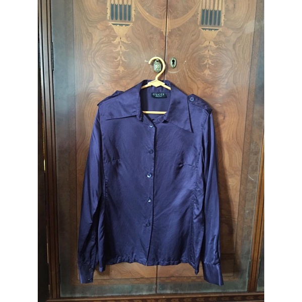 Kemeja Silk Gucci Authentic 100% (Preloved)