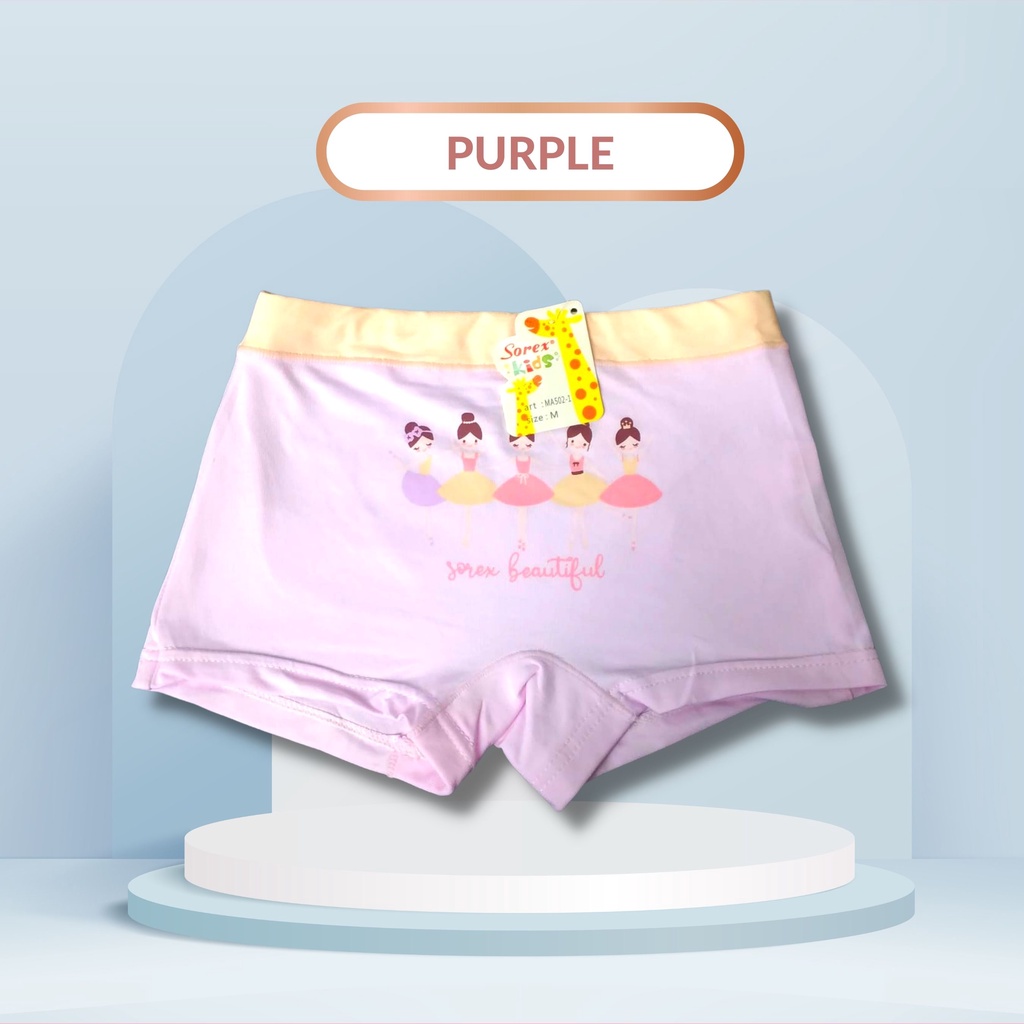 BOXER MA 502 - Sorex Celana Dalam Anak Cewe Celana Pendek Dalaman Flaminggo Size M L &amp; XL
