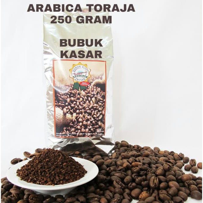 

PROMO KOPI ARABICA TORAJA / KOPI TORAJA ARABIKA 250 gr - KOPI BUBUK KASAR