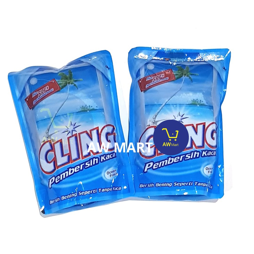 PEMBERSIH KACA CLING 425 ML (DARI PABRIK LANGSUNG) PLUS SPF (SPOT PREVENTION FORMULA)