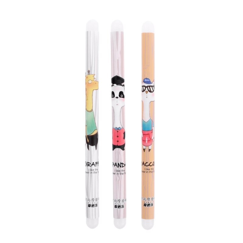 

Ongkir Gratis ya Creative Cartoon Animal Silicon Double Head Friction Eraser For Erasable Gel Pen