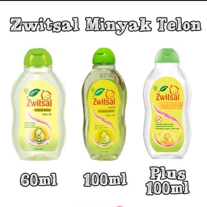 Zwitsal Natural Minyak Telon Plus 3 in 1 100ml