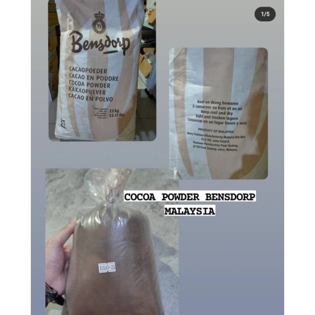 Bensdorp Pure Cocoa Powder // Cokelat Bubuk 1 Kg