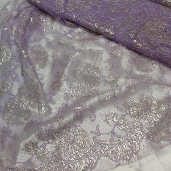 kain-bahan brokat/brukat lace Prancis original 100% asli