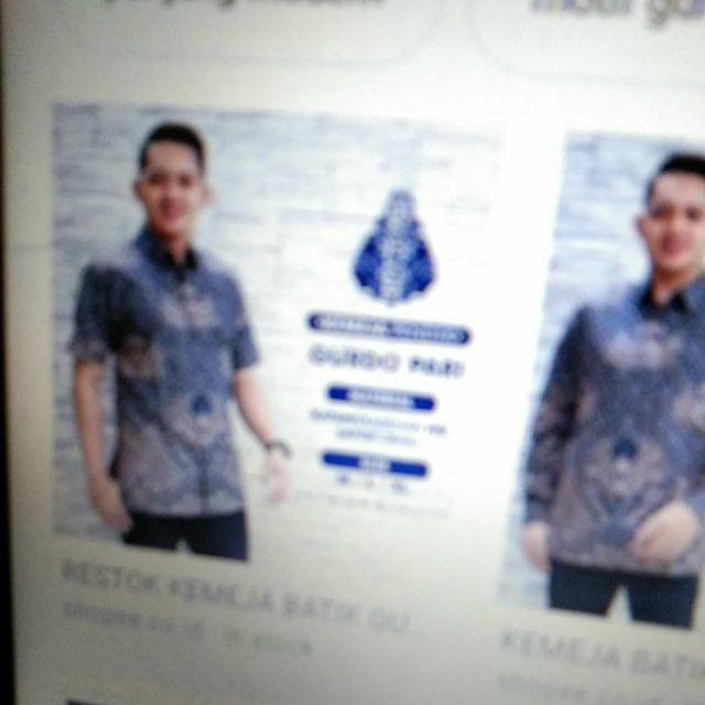 Gurdo Pari Kemeja Batik Pria Lengan Panjang Batik Pria Lengan Panjang Kemeja Batik Pria By Gba