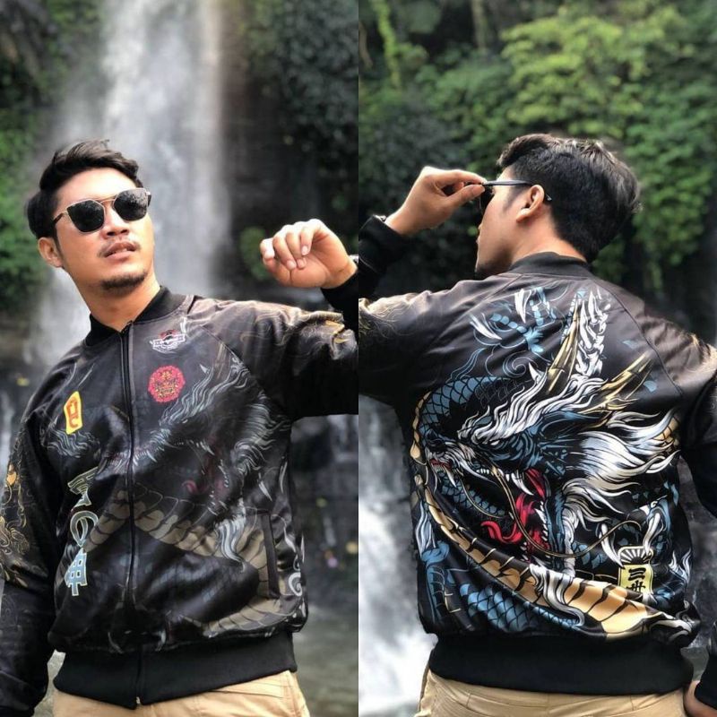 jaket sukajan pria wanita murah jaket model jepang murah