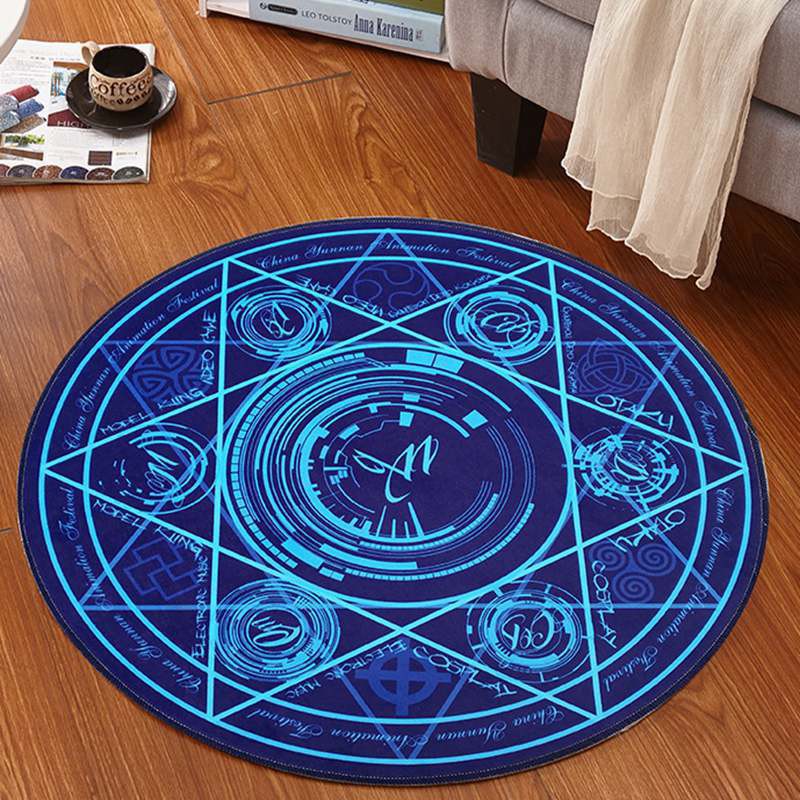 CRCS karpet cardcaptor sakura carpet bulat lingkaran sihir magic circle array clow card