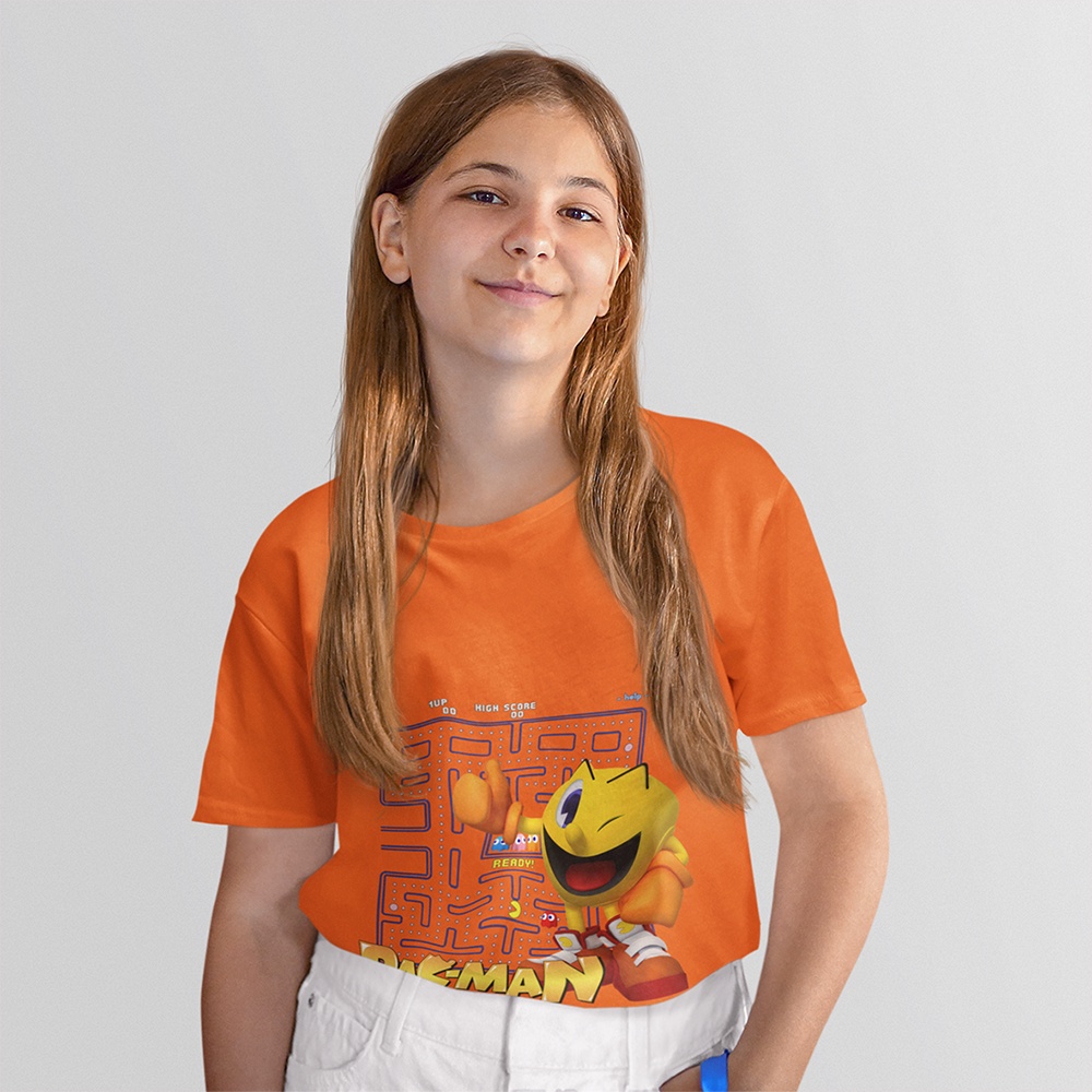 Kaos Atasan Anak Laki Laki Kids T Shirt Pacman