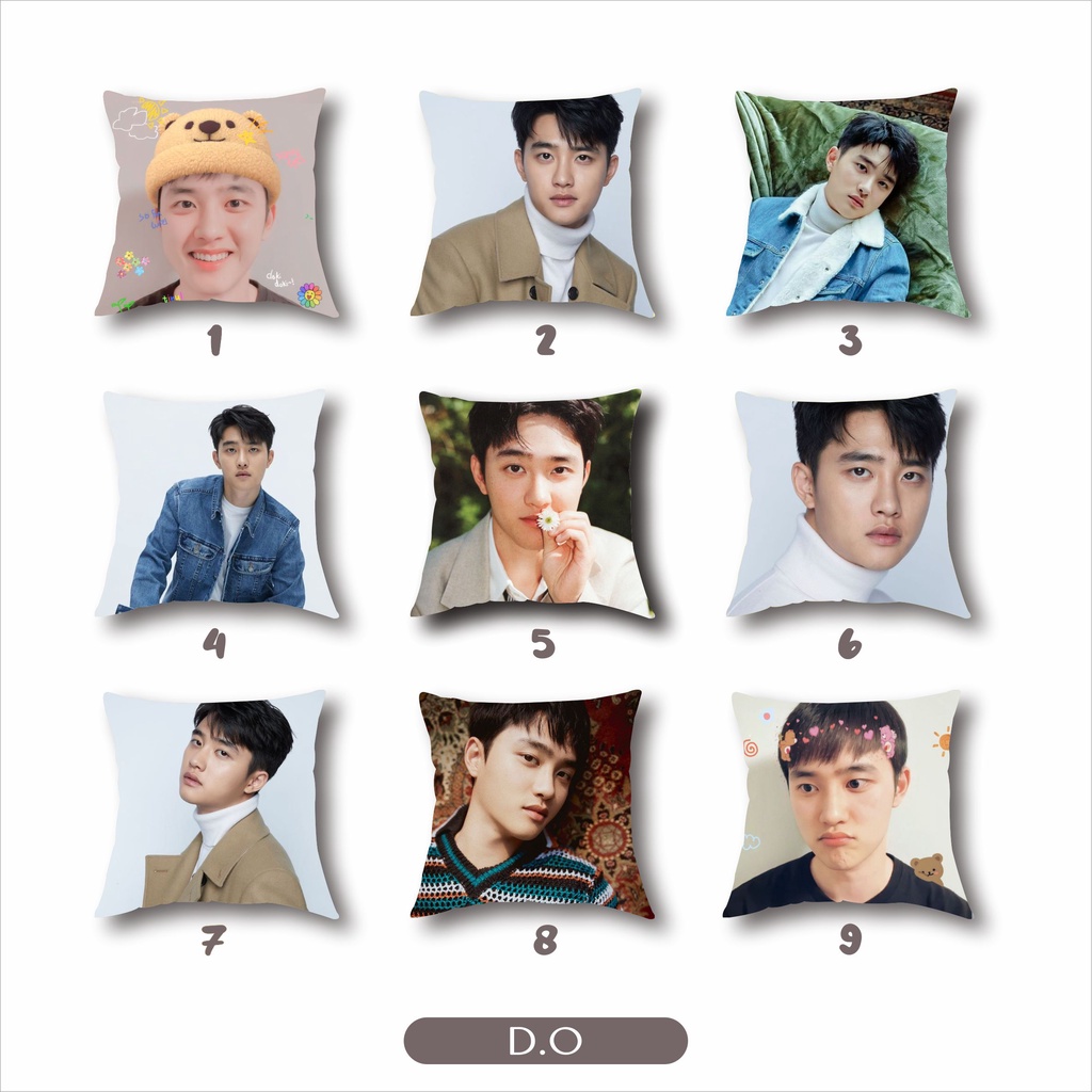 Bantal member EXO BAEKHYUN , CHANYEOL, SEHUN .D.O SUHO CUSTOM