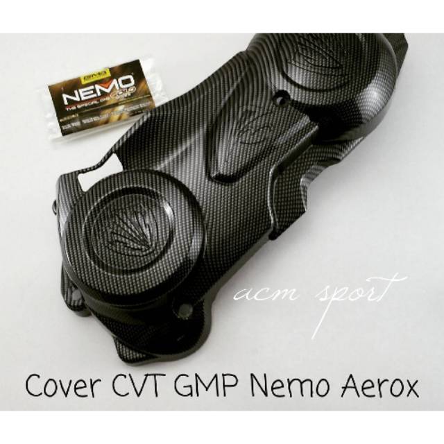 COVER TUTUP CVT NEMO CARBON AEROX 155