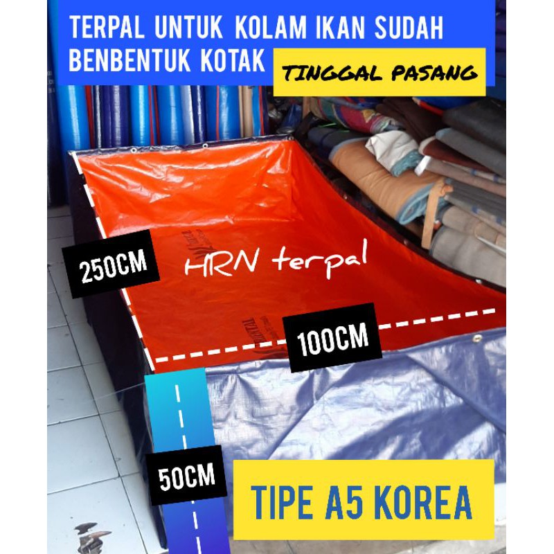 TERPAL UNTUK KOLAM IKAN