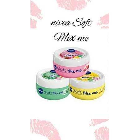 NIVEA SOFT MIX ME 100ml krim pelembab