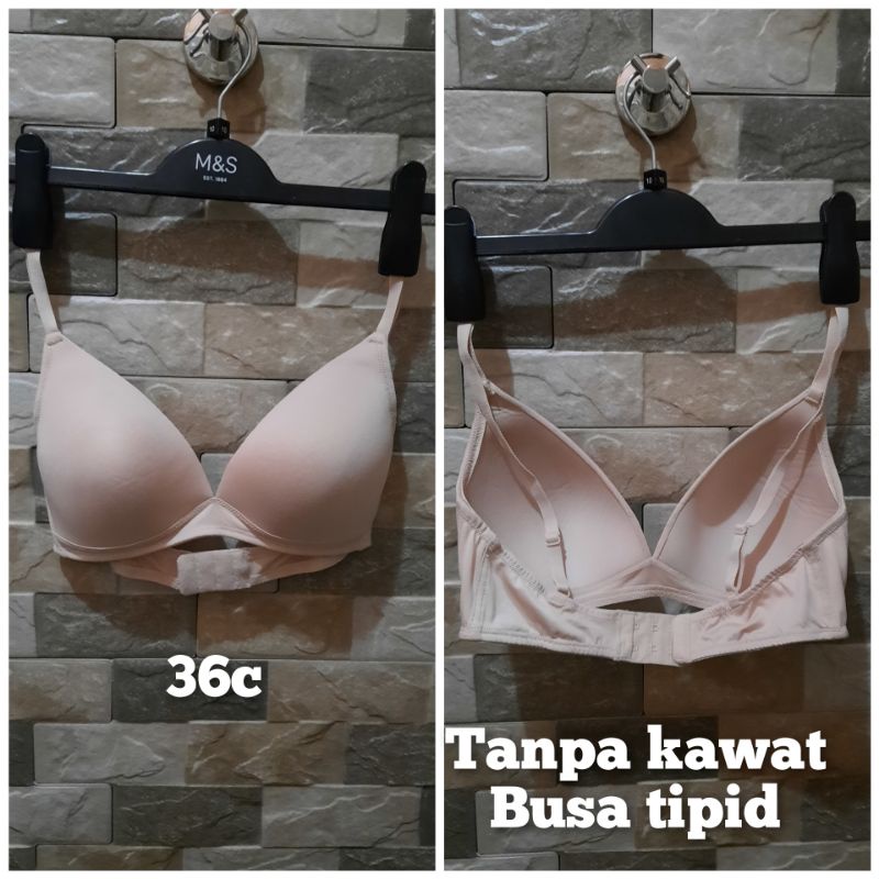 Bra Bali 36c Tanpa Kawat Brown