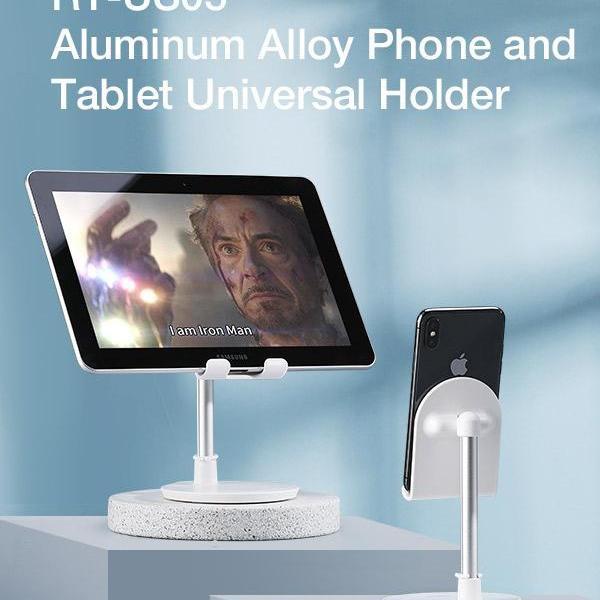 Robot Phone Holder Liftable &amp; Foldable RT-US05 -Aluminium Alloy Holder